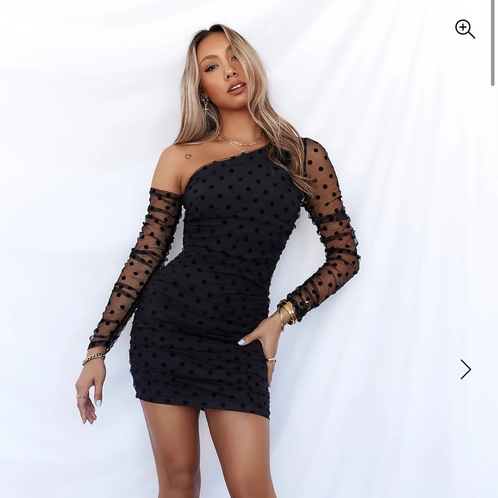 HELLO MOLLY TALE OF VENICE DRESS BLACK